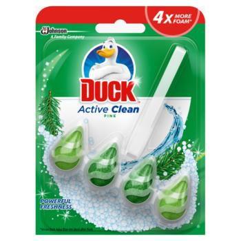Duck Active Clean Toilet Rim Block Pine 38.6g Duck Active Clean Toilet Rim Block Pine 38.6g